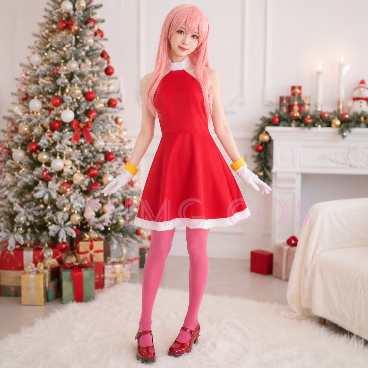Anime Cosplay Dress For Women - زي تنكري لشخصية إيمي روز للبالغين،