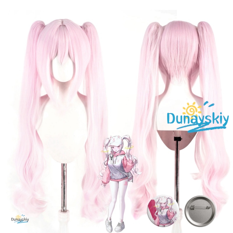 Cosplay Anime Pink Hair - شعر مستعار طويل من أليس بطول
