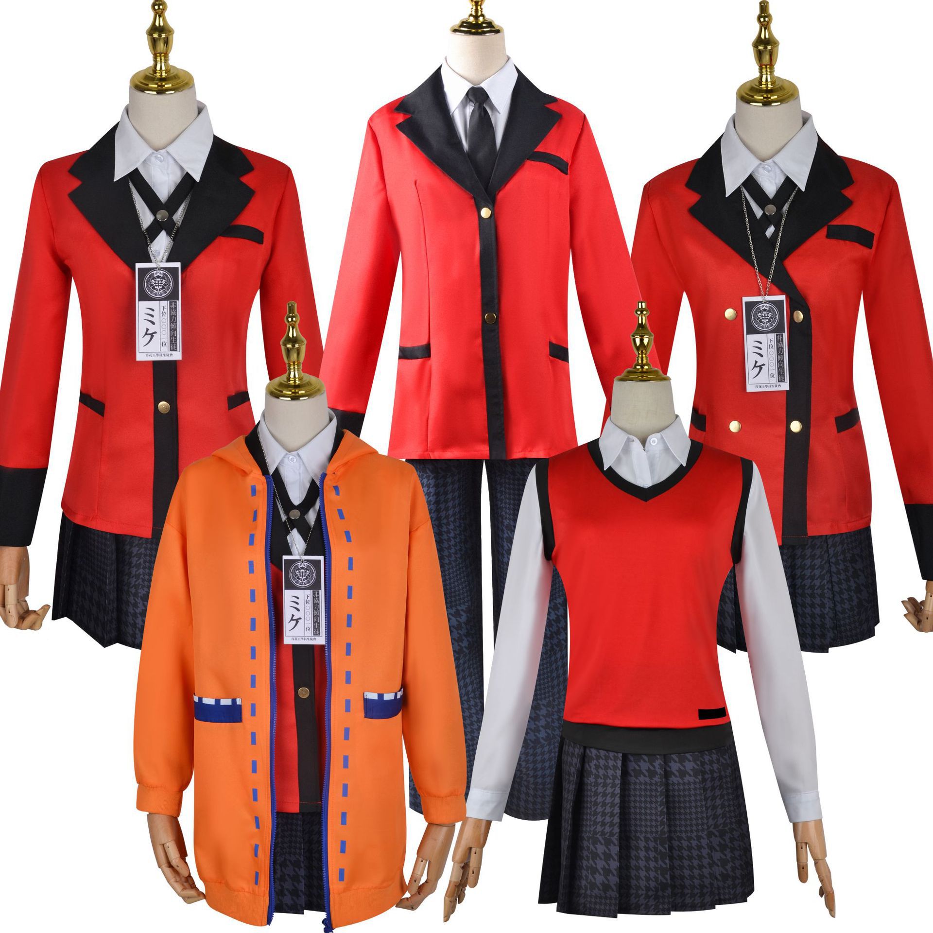 Anime Cosplay Kakegurui - زي تنكري من أنمي كاكيغوروي، زي