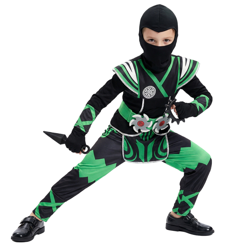 مجموعة أزياء النينجا اليابانية - مراجعة Anime Cosplay Boy وسعره