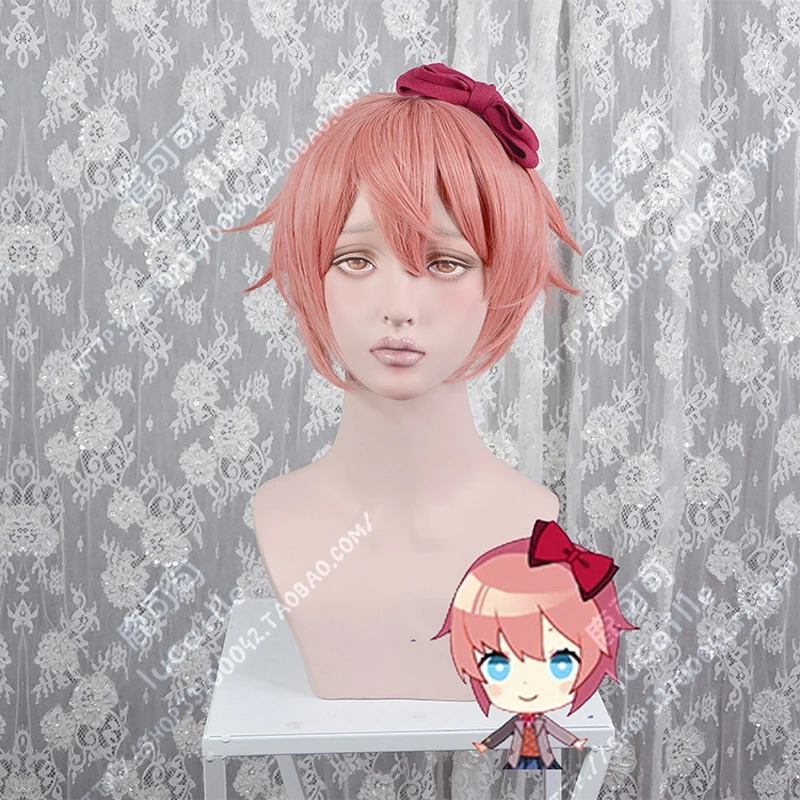 فيفي 2025 جودة عالية DDLC دوكي - مراجعة Cosplay Anime Pink Hair وسعره