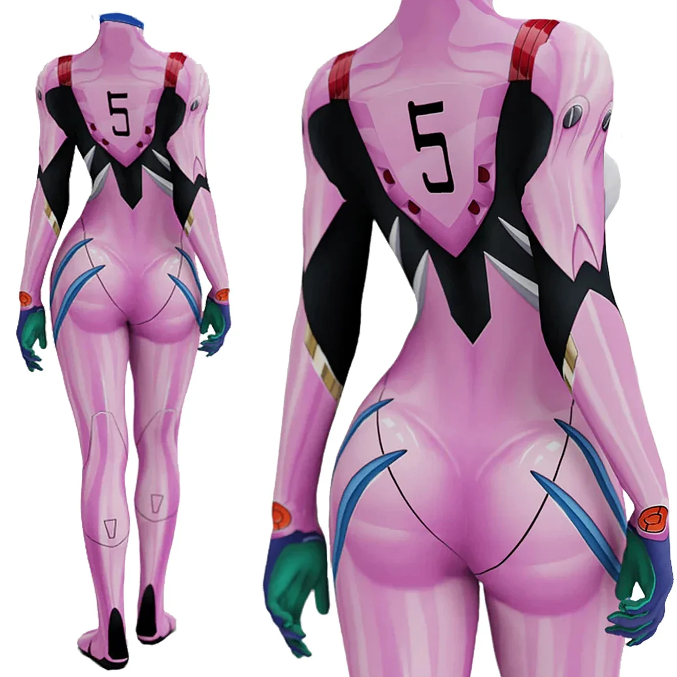 أزياء أنيمي إيفا 05 ماكينامي ا - مراجعة Anime Cosplay Girl وسعره