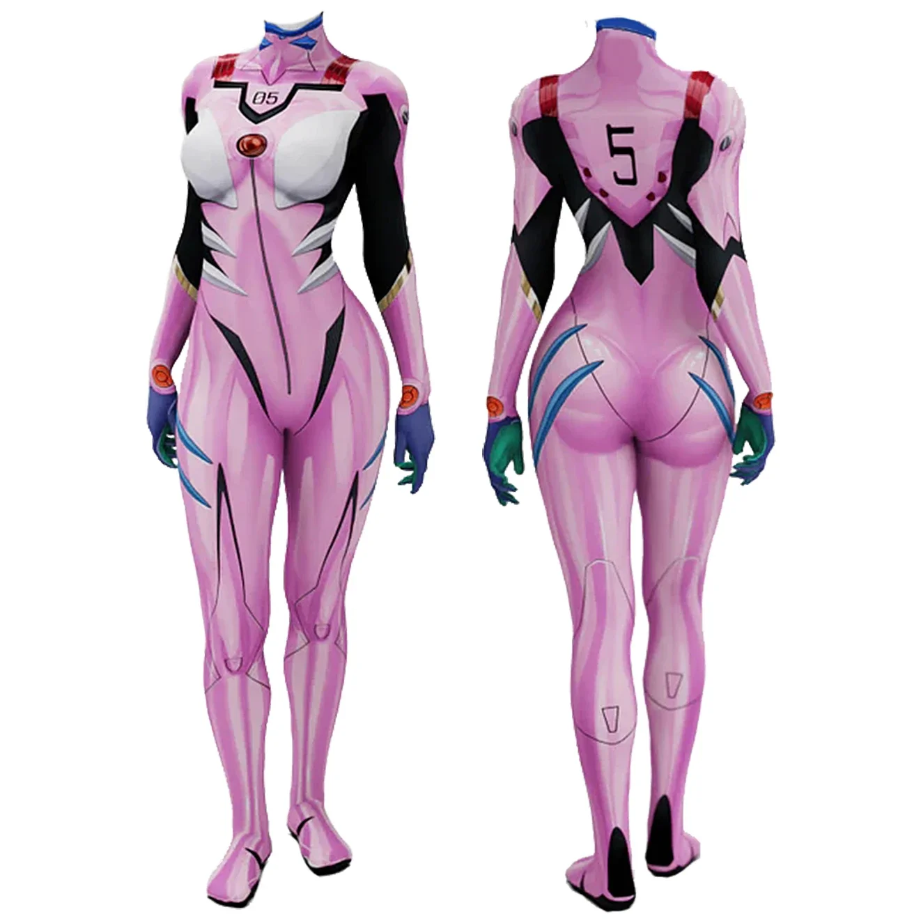 أزياء أنيمي إيفا 05 ماكينامي ا - مراجعة Anime Cosplay Girl وسعره