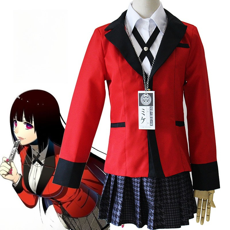 زي تنكري لشخصية جابامي يوميكو  - مراجعة Anime Cosplay Kakegurui وسعره