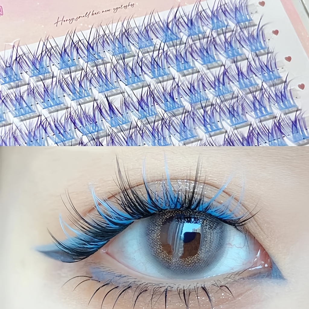 رموش ميكسياوهي الملونة 60 مجمو - مراجعة Anime Cosplay Lashes وسعره