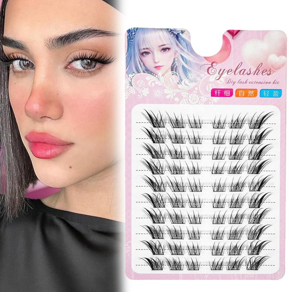 ثلاثية الأبعاد القط العين مجمو - مراجعة Anime Cosplay Lashes وسعره