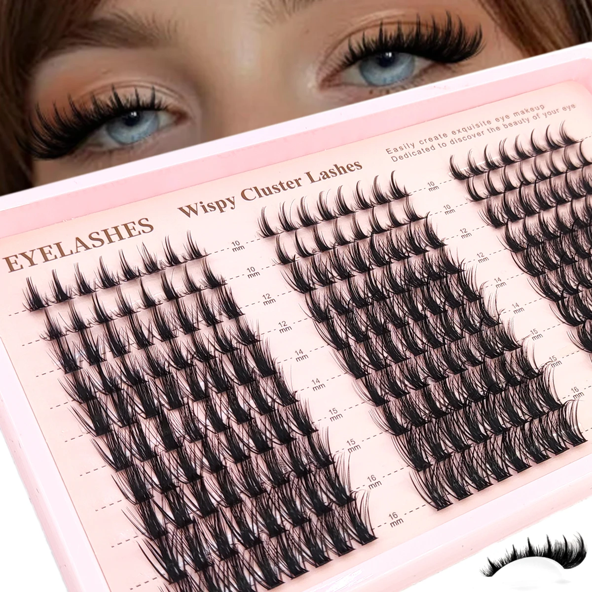 رموش مانغا كلاسترز من AMSDCN،  - مراجعة Anime Cosplay Lashes وسعره
