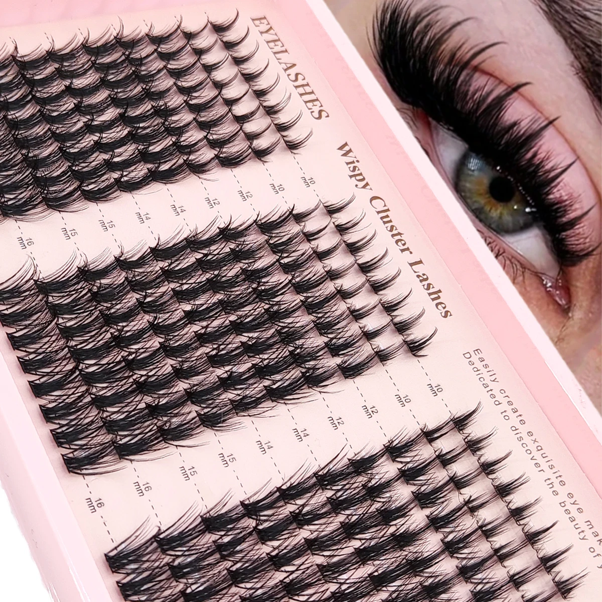 رموش مانغا كلاسترز من AMSDCN،  - مراجعة Anime Cosplay Lashes وسعره