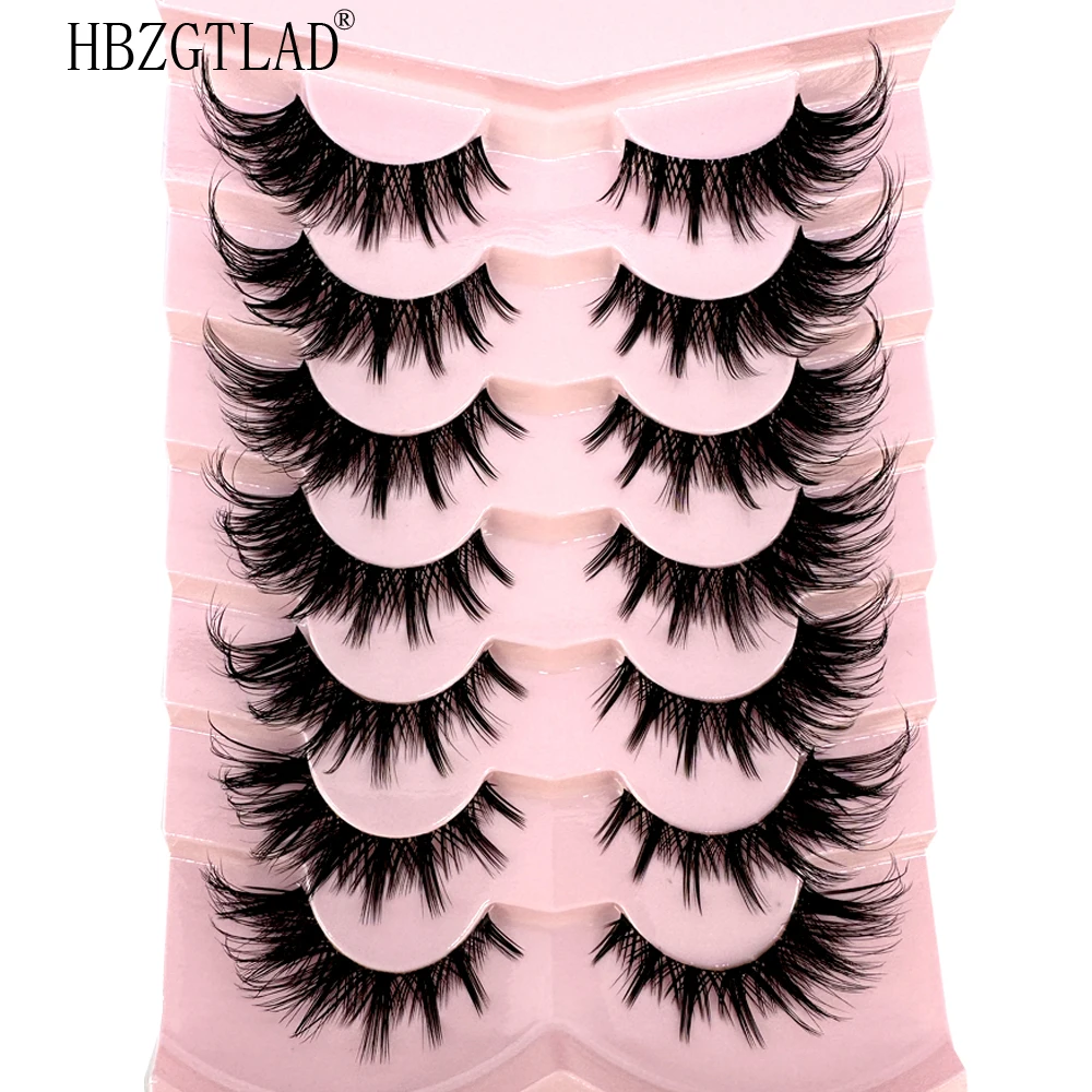 7/8PairsCat رموش مانغا جلدة ثل - مراجعة Anime Cosplay Lashes وسعره